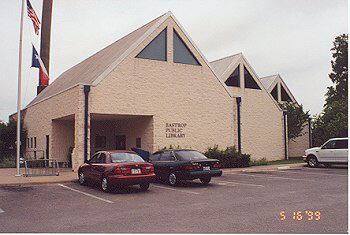 View of the Bastrop Public Library.