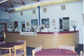 View of the Front Desk.