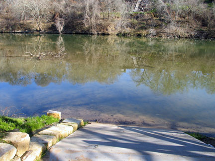 Another view of the boat ramp at Bob Bryant Park. Other areas of the park are being completed, including a hiking trail. Official dedication will be in April, 2004.