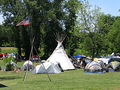 The Boy Scout Camping and Demonstration area
