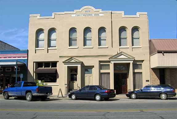 The Old Town Visitors' Center at the Historic First National Bank at 1016 Main Street-Circa 1890