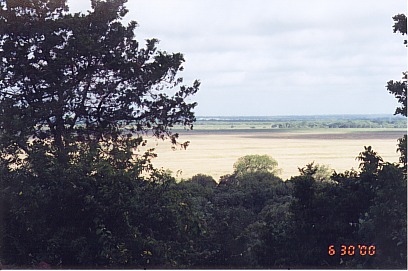 Looking out as far as you can see-from the back lawn of the Clubhouse