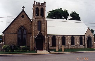 Calvary Episcopal Church, 603 Spring Street (One of the oldest Episcopal churches in Texas).